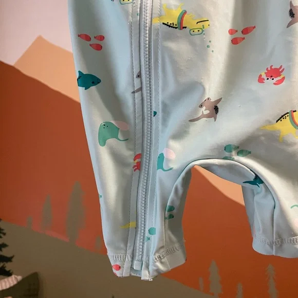 Baby Boy Carter's Dinosaur Sea Life Rash Guard - Picture 4 of 4